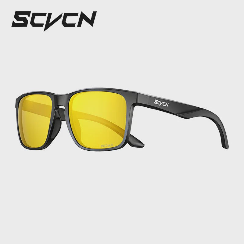 SCVCN Polarized Sportzonnebril - UV400 Bescherming voor Fietsen, Wandelen & Outdoor