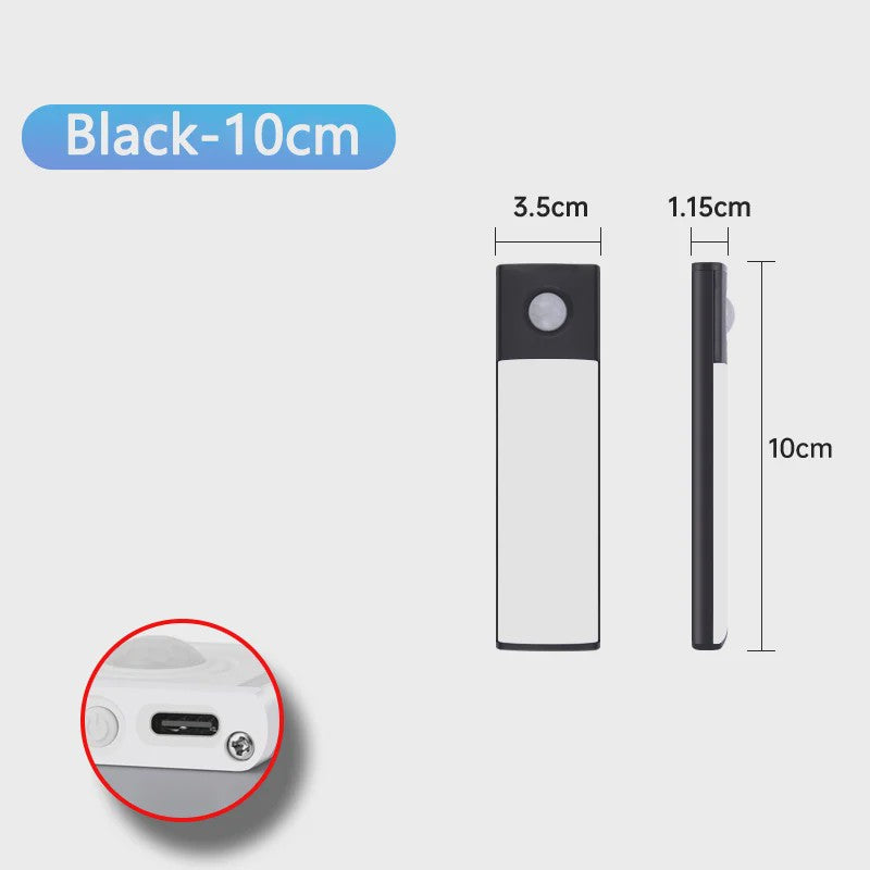 Draadloze LED Lamp met Bewegingssensor - USB Oplaadbaar voor Kast, Keuken & Slaapkamer