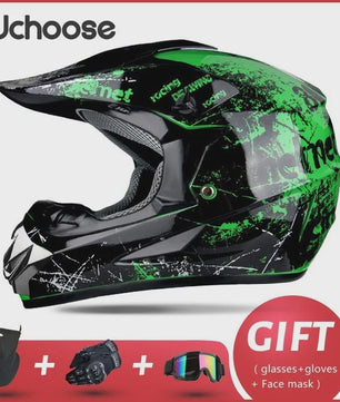Professionele Off-road Motorhelm voor Volwassenen & Kinderen - Inclusief Gratis Gift Set