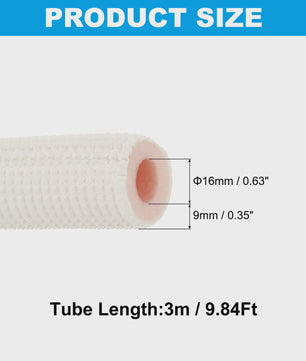 Isolatieschuim Buizen voor Airconditioner Leidingen - Warmte- en Koudeisolatie (1/2/3 Meter)