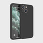 Luxe Vloeibare Siliconen Hoesje met Camera Bescherming voor iPhone 14 Plus, 11, 12, 13, 14 Pro Max, 12 Mini, 13 Mini