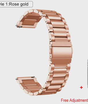RVS Horlogeband Vervanging voor Huawei Watch GT 2/3 Pro, Watch 4 - 20/22mm