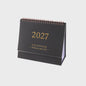 2027 Bureaukalender Maandkalender - Spiraalbinding, Opvouwbaar & Staand - Ideaal voor Planner, Kantoor & Thuis