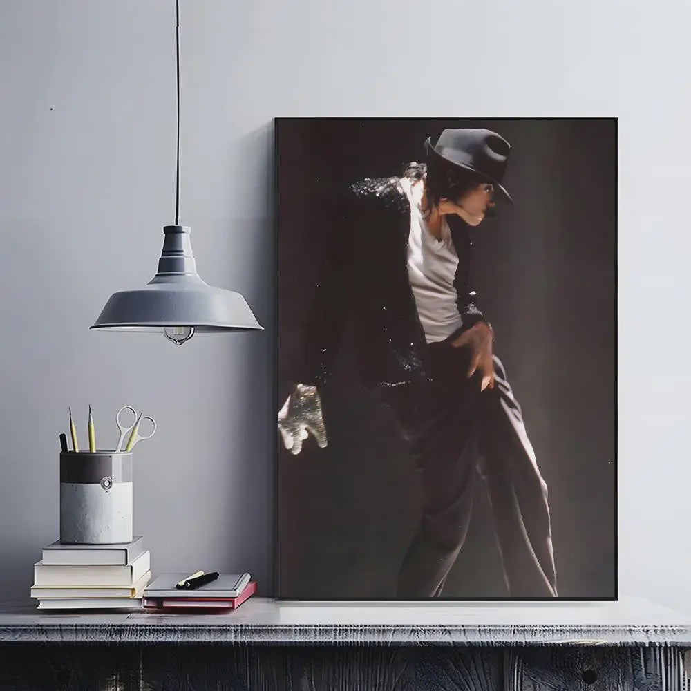 Iconische Michael Jackson Poster - Retro Muziek Kunst Decoratie