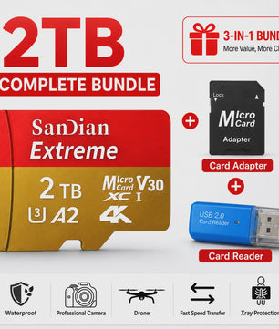 Snelle 128GB Micro SDXC Kaart - Opslag voor Camera, PC, Mac & Meer