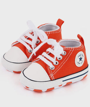 Babyschoenen Canvas Sneakers - Eerste Stapjes Schoentjes met Zachte Zool