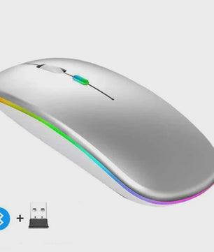 Draadloze Oplaadbare Muis: Bluetooth & 2.4GHz Dual Mode voor PC/Laptop