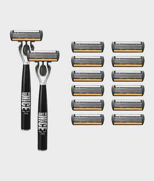 Luxe Scheerset voor Heren: 6-laags Scheermes met Aloë Vera Strip - Perfect Cadeau
