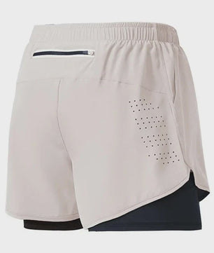 Heren Sportshorts Dubbellaags - Sneldrogend & Comfortabel voor Fitness en Hardlopen
