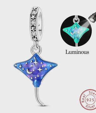 925 Sterling Zilver Charms: Walvishaai, Zeepaardje & Dolfijn - Luminous DIY Sieraden & Cadeaus