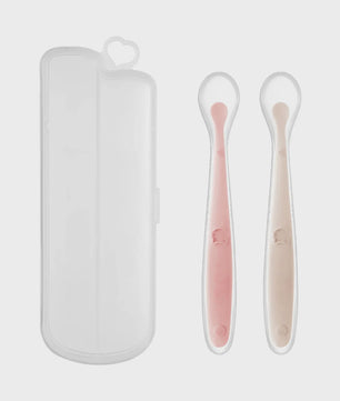 Zachte Siliconen Baby Lepel - Ideaal voor Voedingstraining en Eerste Hapjes