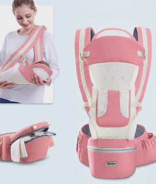 Ergonomische Baby Draagzak met Heupzitje - Multifunctioneel & Comfortabel