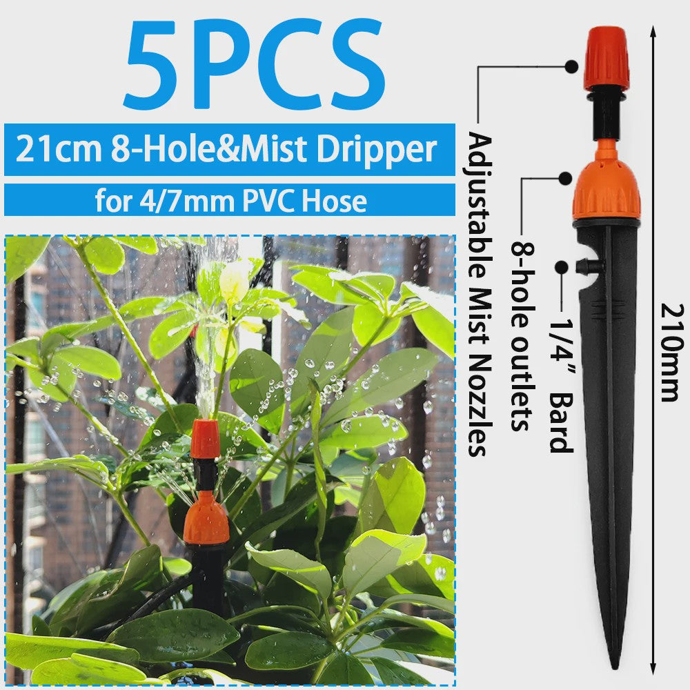 Verstelbare Sproeiers & Druppelaars voor Tuinirrigatie - Mist & Druppel
