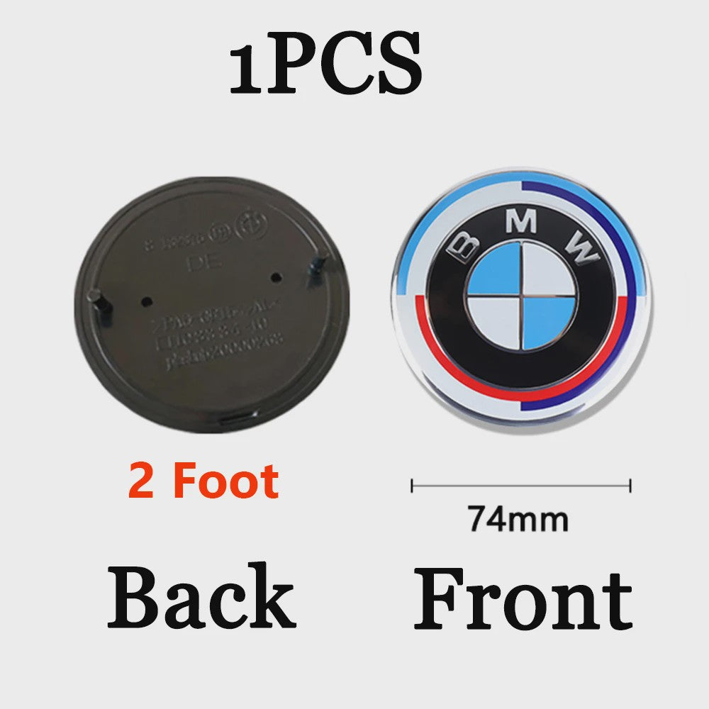 BMW Embleem Vervanging 74/82mm - Motorkap, Kofferbak Badge