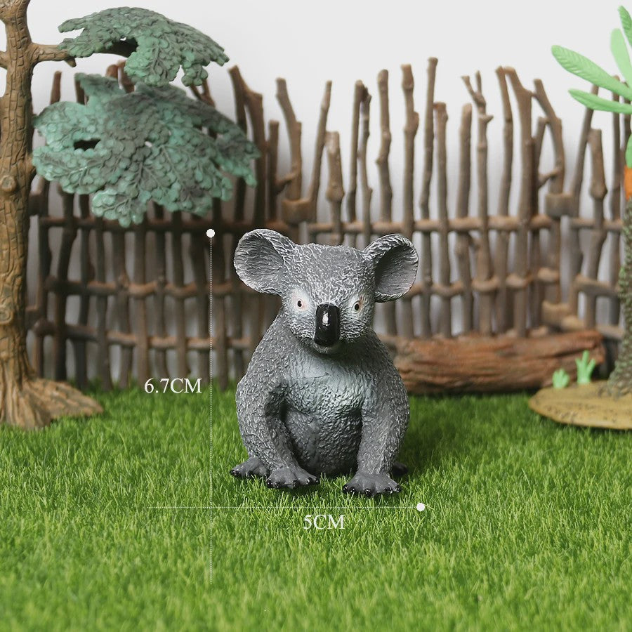 Realistische Australische Dieren Figuren Set: Koala, Kangoeroe, Emu & Meer