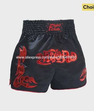 Muay Thai Bokshort Satin met Mesh Panel - Unisex & Kinderen