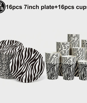 Giraf Verjaardagsfeest Tafeldecoratie Set - Bordjes, Bekers & Servetten voor Jungle Thema Feest