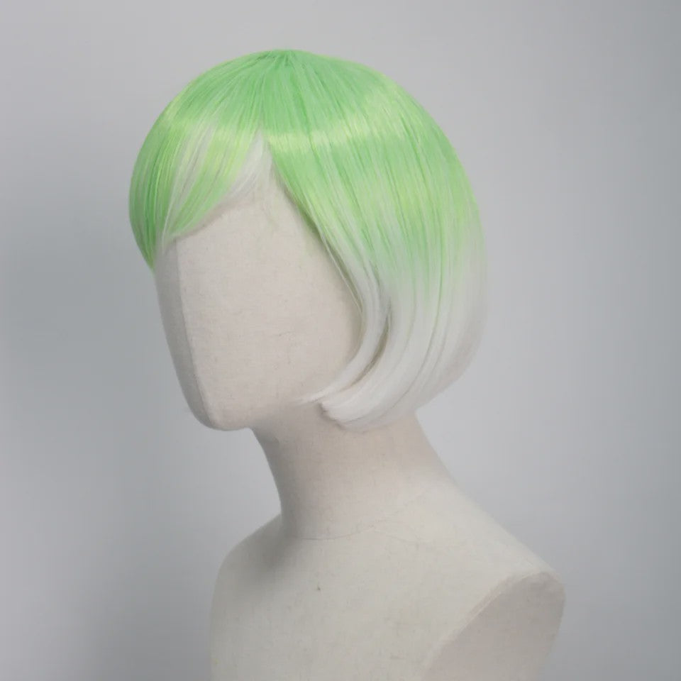 Stijlvolle Gradient Bob Pruik met Pony - Synthetisch Haar voor Cosplay & Feest