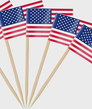 100 Stuks Ierse Vlag Prikkers - Mini Vlaggetjes voor Cupcakes, Hapjes en Cocktails
