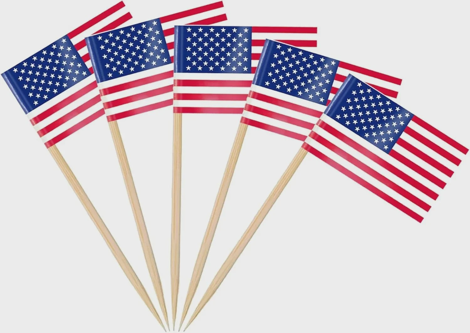 100 Stuks Ierse Vlag Prikkers - Mini Vlaggetjes voor Cupcakes, Hapjes en Cocktails