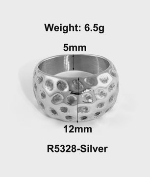 Nieuw Design Geometrische Kralen Ring - Roestvrij Staal Dames Sieraden
