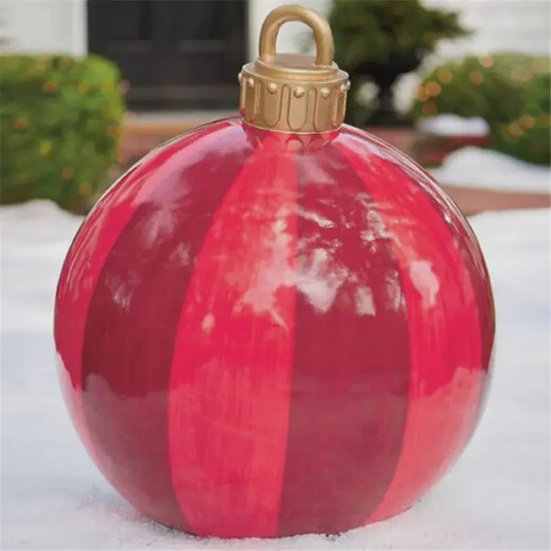 Opblaasbare Kerstbal 60cm - Grote Decoratie voor Buiten & Kerstboom