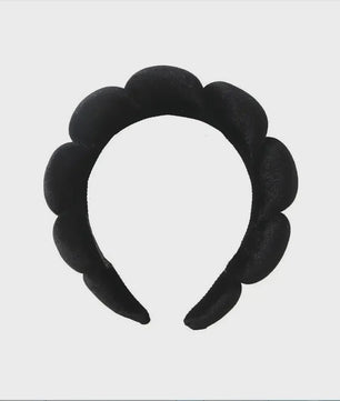Cosmetische Puffy Hoofdband en Polsbandjes Set - Microfiber voor Gezichtswas & Make-up