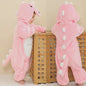 Baby Romper Dierenkostuum Kigurumi - Zacht Flanellen Jumpsuit voor Jongens & Meisjes