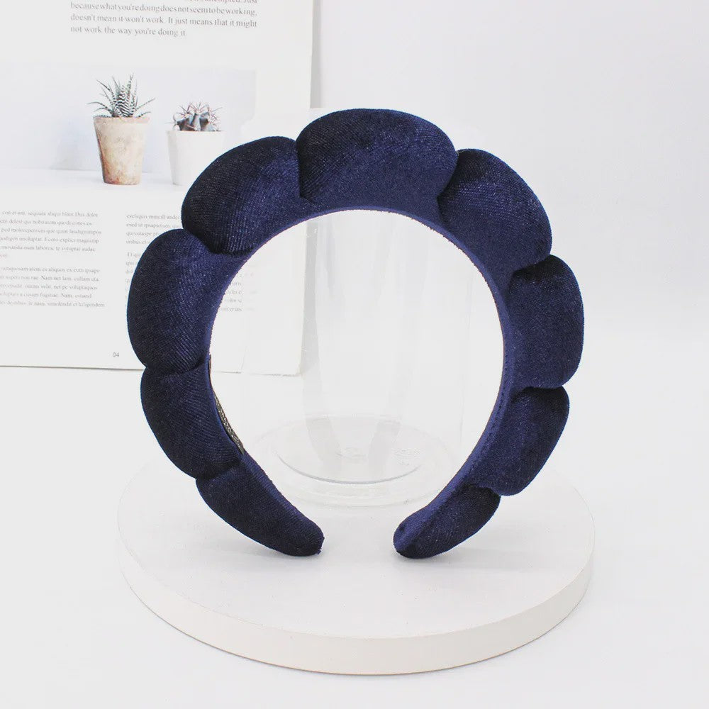 Luxe Velours Make-up Hoofdband - Comfortabel voor Gezichtswas & Huidverzorging