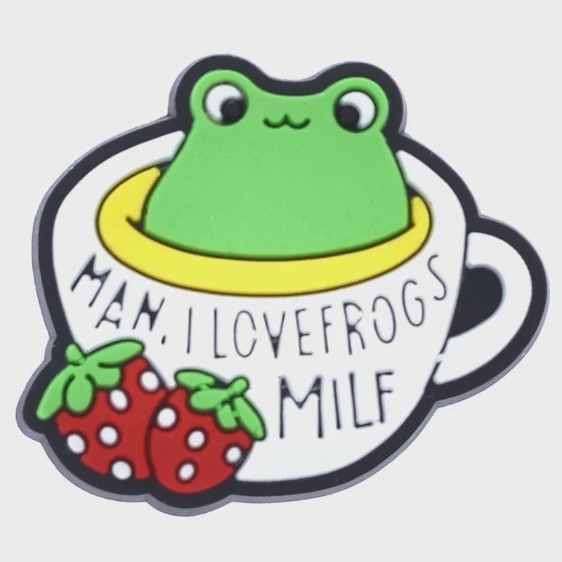 Grappige Schoendecoraties voor Crocs: Charms met Frisse Designs