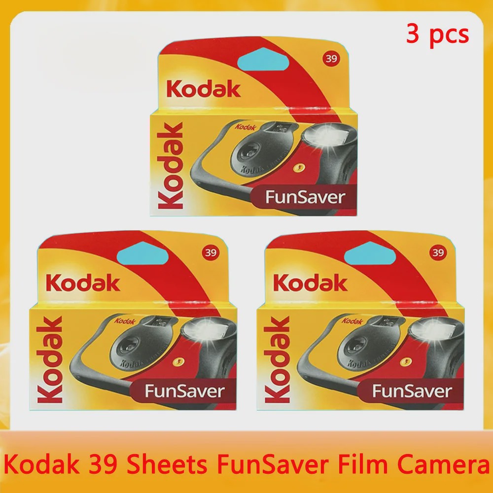 Kodak FunSaver Wegwerpcamera 35mm met Flits - Waterdicht - 27 Opnames