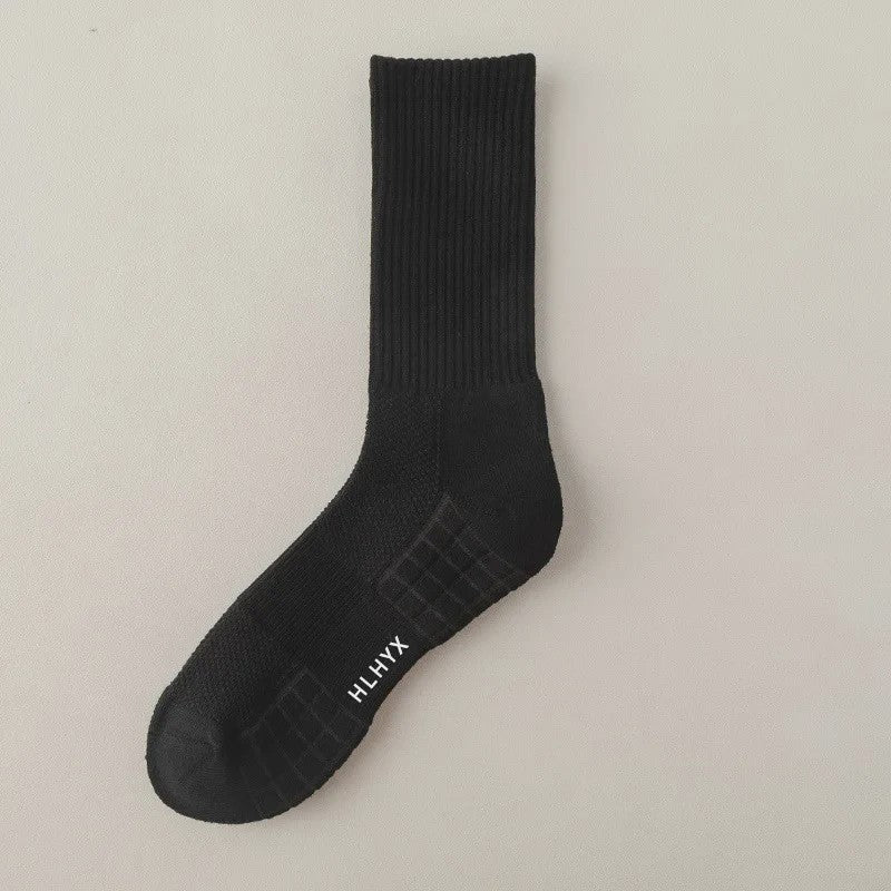 Heren Sokken Katoen Dikke Winter Sportsokken Basketbal Sokken met Velours Voering en Handdoekzool