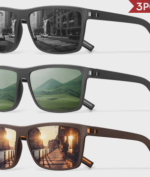 Designer Polarized Zonnebrillen Set voor Heren & Dames | UV400 Bescherming | Ideaal voor Buitenactiviteiten