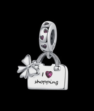 925 Sterling Zilveren Bedel 'Mom Love' - Perfect Cadeau voor Moederdag en Verjaardag