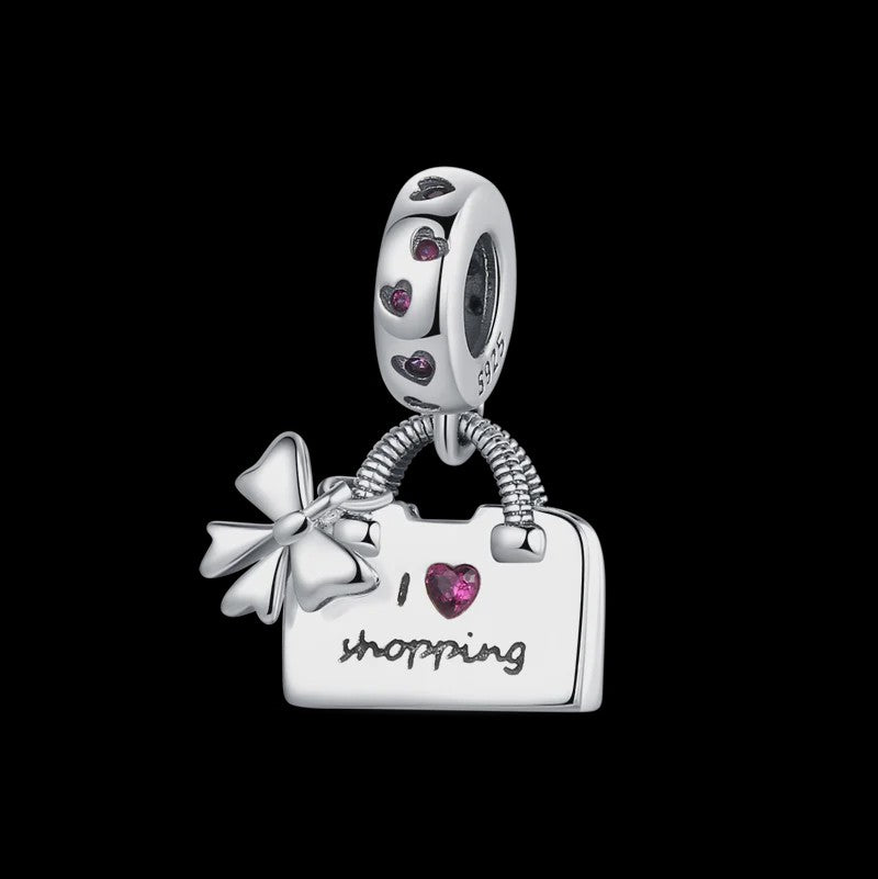 925 Sterling Zilveren Bedel 'Mom Love' - Perfect Cadeau voor Moederdag en Verjaardag