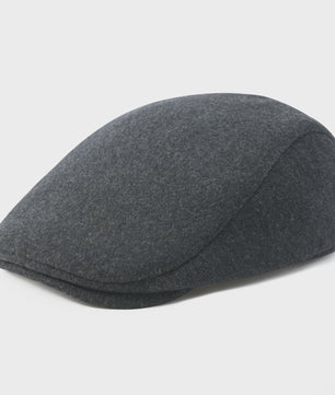 Heren Visgraat Wolmix Flat Cap - Stijlvolle Newsboy & Gatsby Pet voor Winter & Outdoor