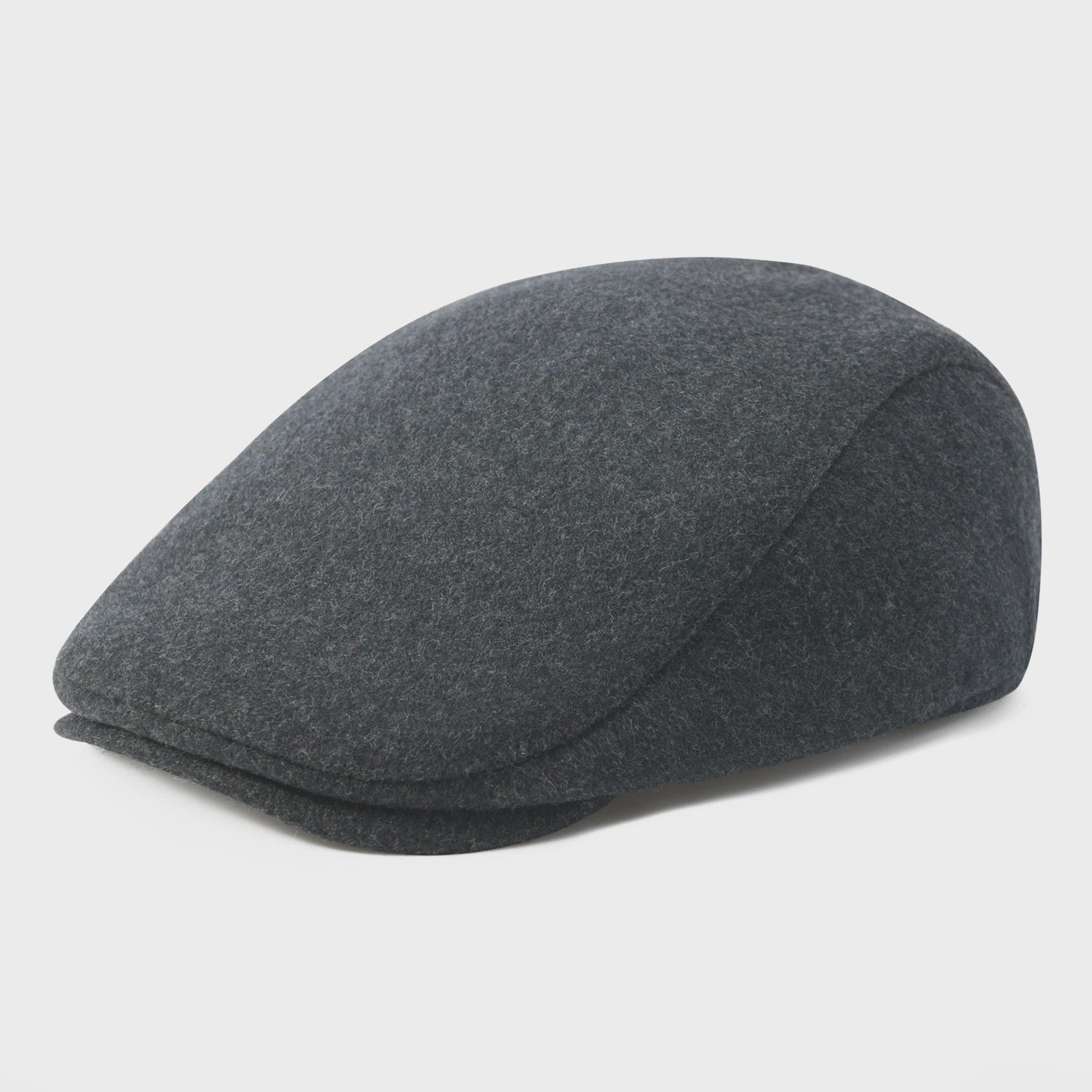 Heren Visgraat Wolmix Flat Cap - Stijlvolle Newsboy & Gatsby Pet voor Winter & Outdoor