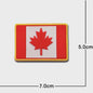 3D PVC Vlag Patches - Rubberen Militaire Emblemen met Klittenband