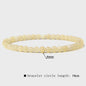Natuursteen Armband met Kwarts, Kattenoog, Jades & Aquamarijn Kralen - Stretch Bangle voor Dames & Heren