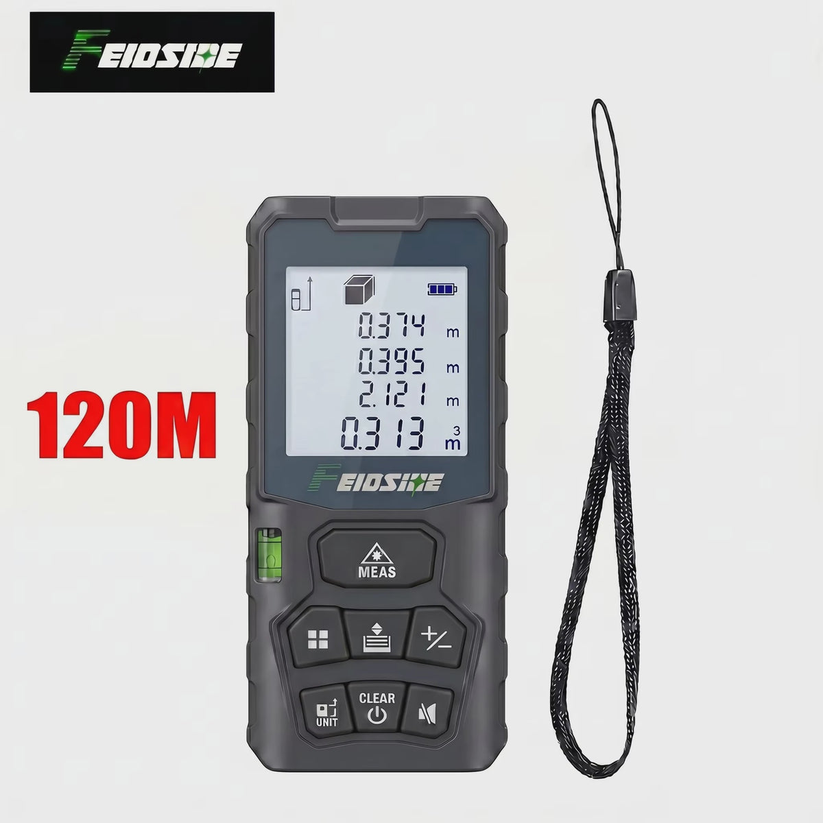 HAUPTSON Laser Afstandsmeter 100M - Precisie Meetinstrument voor Afstand, Oppervlakte en Volume