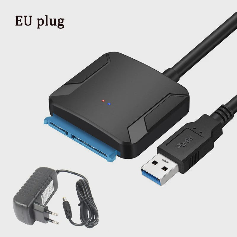 USB 3.0 naar SATA Adapter Kabel voor 2.5" en 3.5" HDD/SSD