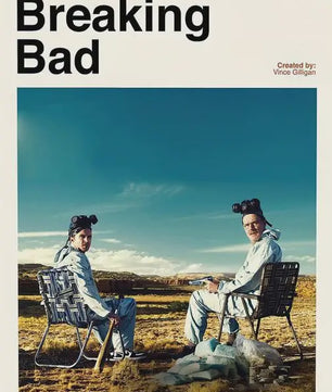 Breaking Bad Canvas Poster - Vintage Film Art Print voor Woonkamer Decoratie