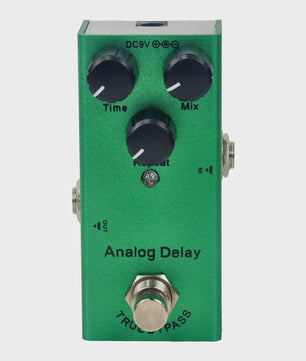 Veelzijdige Gitaarpedaal: Overdrive, Distortion, Chorus, Delay, Tremolo & Analog Delay met True Bypass