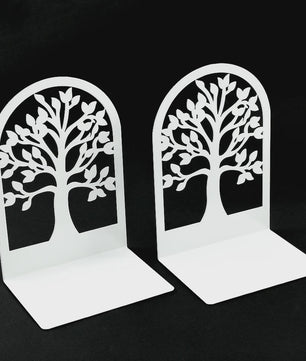 Decoratieve Levensboom Boekensteunen - Stijlvolle Boekenhouders voor Bureau en Thuis