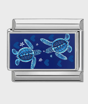 Zee Dieren Charms voor Italiaanse Bedelarmbanden - Sterrenvis, Kwal, Schelp & Walvis - DIY Sieraden Maken