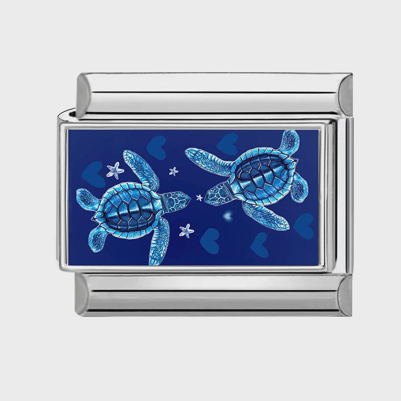 Zee Dieren Charms voor Italiaanse Bedelarmbanden - Sterrenvis, Kwal, Schelp & Walvis - DIY Sieraden Maken