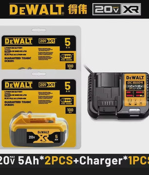 DeWalt 20V MAX XR 6.0Ah Lithium Accu - DCB206 - Snel Opladen