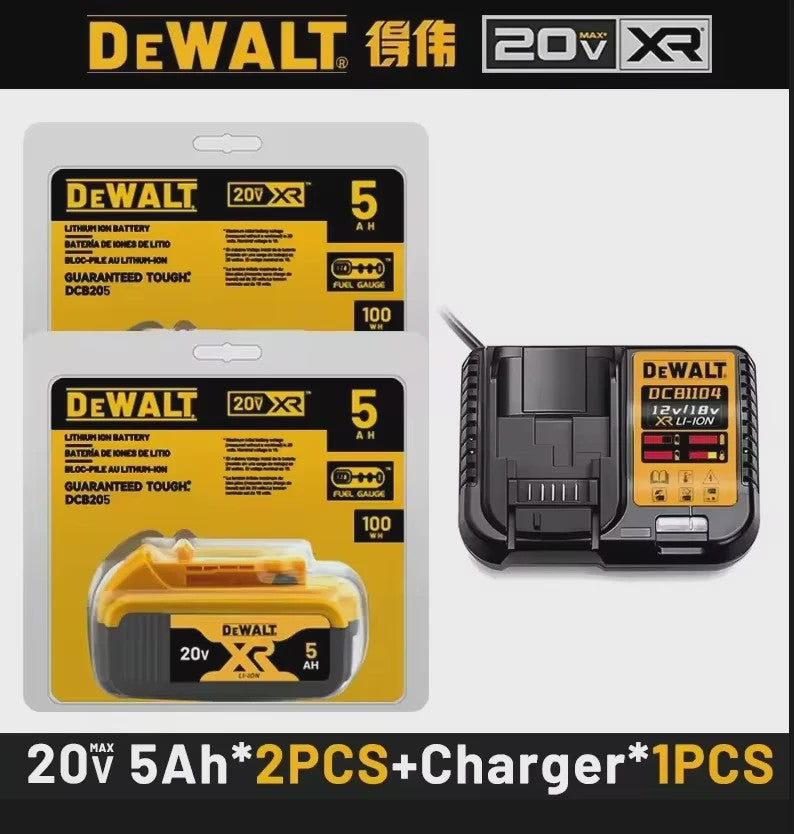 DeWalt 20V MAX XR 6.0Ah Lithium Accu - DCB206 - Snel Opladen