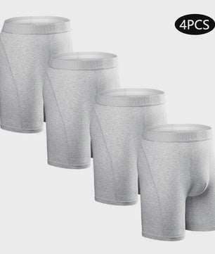 Lange Boxershorts voor Heren - Comfortabel Katoen & Plus Size Pasvorm