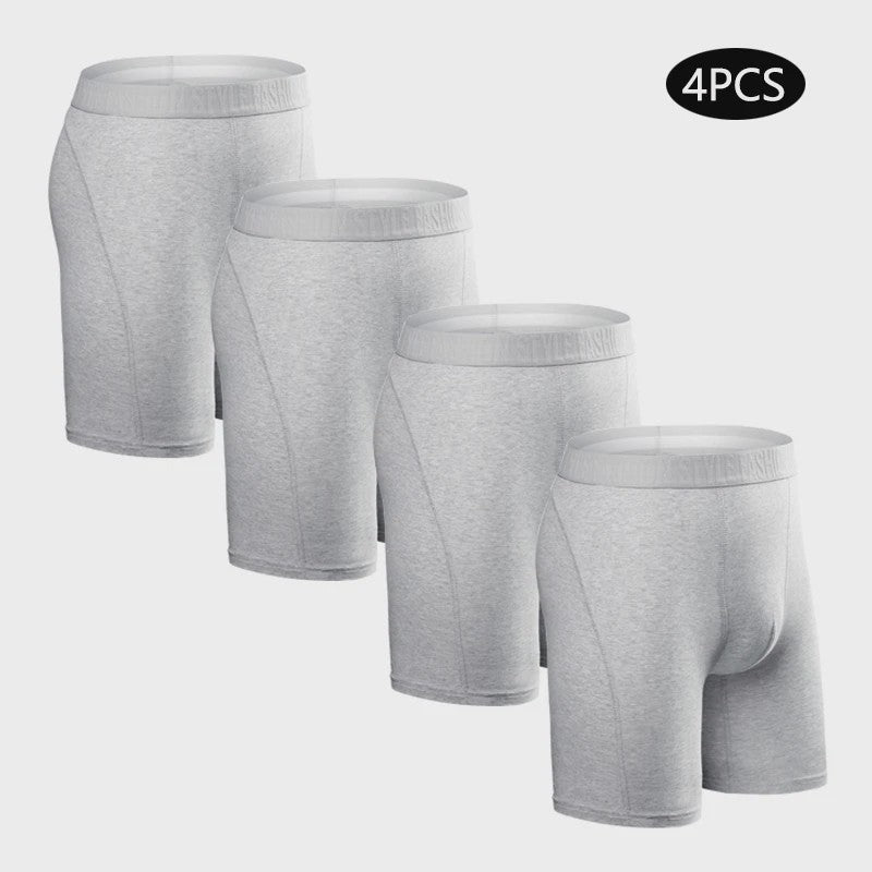Lange Boxershorts voor Heren - Comfortabel Katoen & Plus Size Pasvorm
